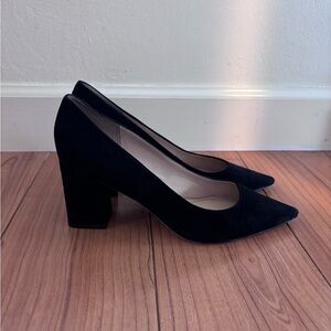 Marc Fisher Black Block Heel Pumps